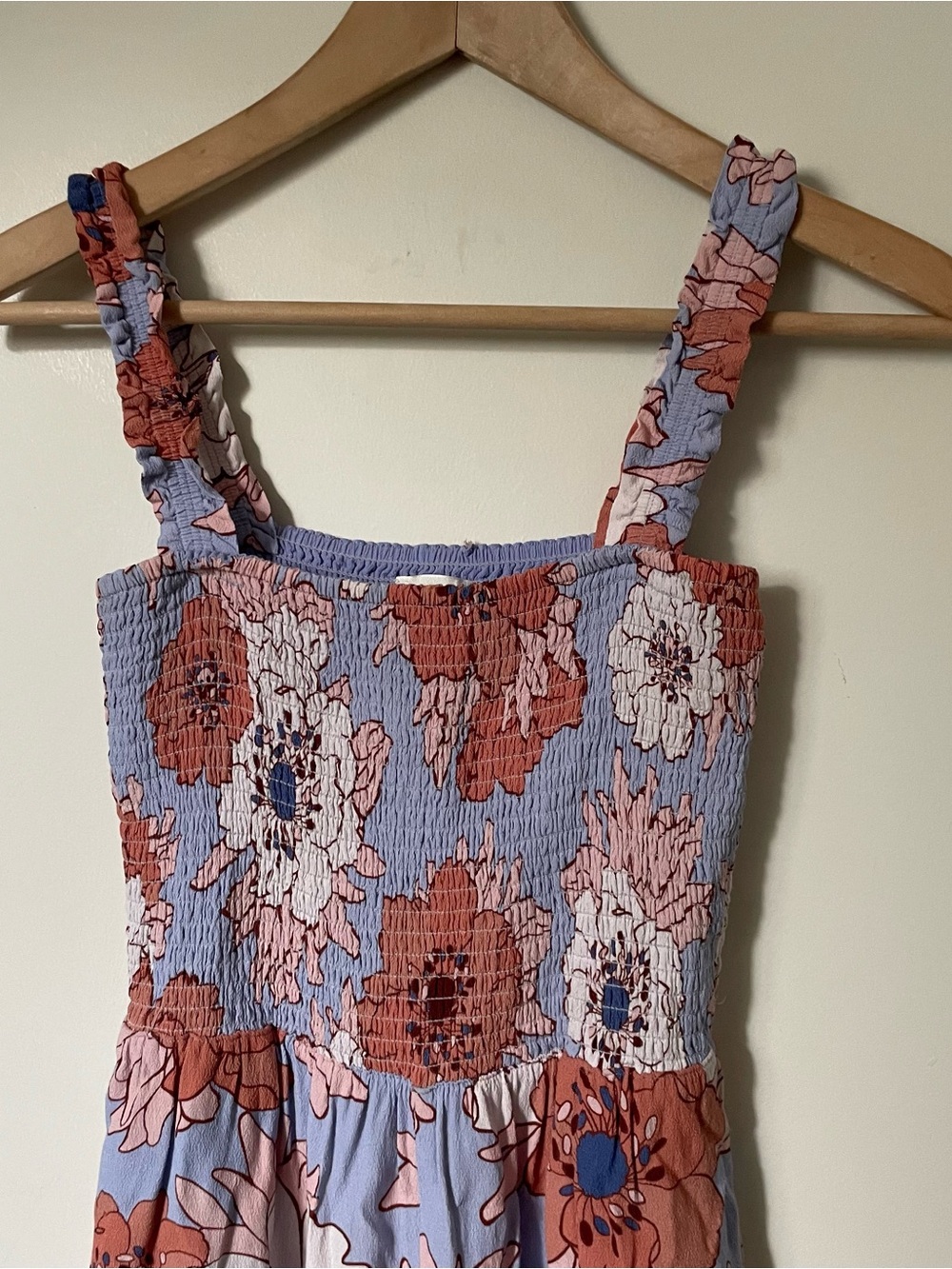 Aritzia Wilfred Chianti Jumpsuit Floral Printed Wide Leg Cropped Size Small - Picture 4 of 9